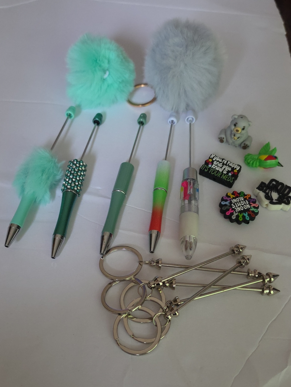 Pen/bag charm making set